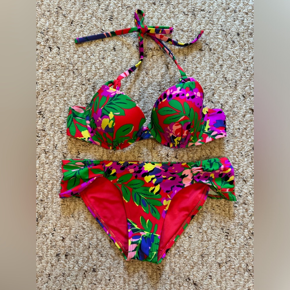 *3 for $9* Aerie Tropical Bikini Set